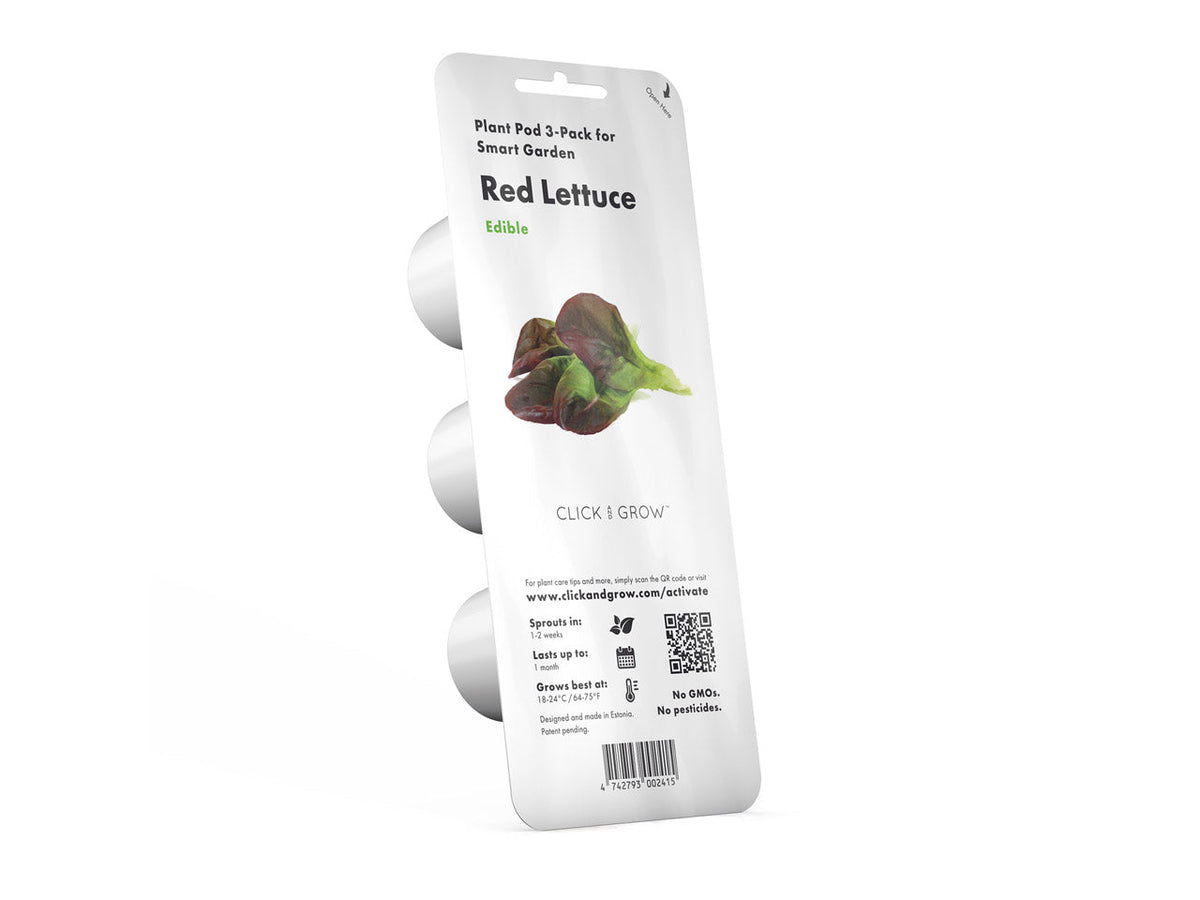 Lechuga roja en vainas de 9 unidades / Red Lettuce Plant Pods 9-pack