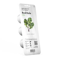 Red Kale Plant Pods 9-pack / Red Kale (Brassica oleracea) capsule - Click & Grow indoor garden