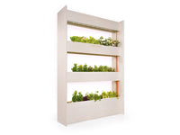 The Wall Farm Indoor Vertical Garden / The Wall Farm vertical garden side view